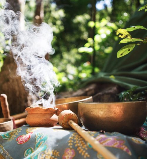 Mexican or Indian Sauna Hut. Sweat lodge.